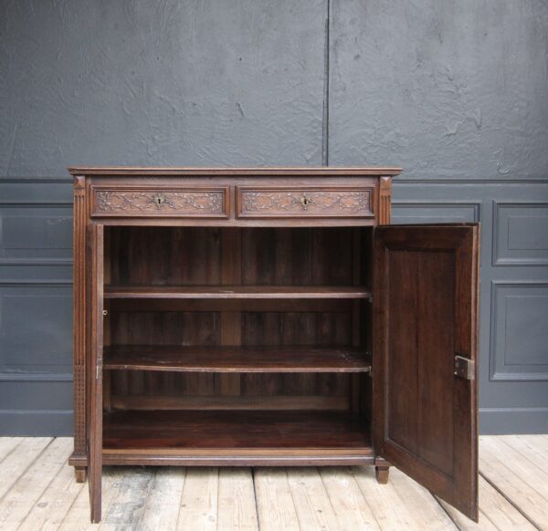 19th Century Louis XVI Style Oak Cabinet – Bild 7