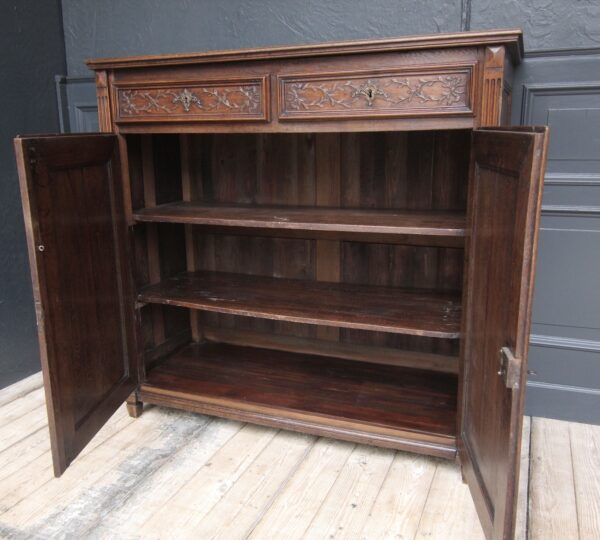 19th Century Louis XVI Style Oak Cabinet – Bild 8