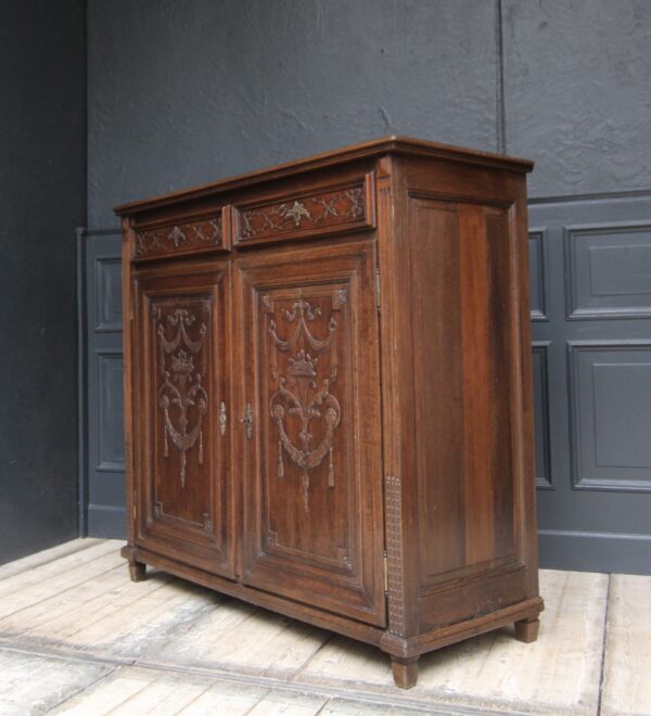 19th Century Louis XVI Style Oak Cabinet – Bild 33