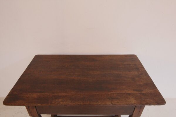 19th Century Rustic Oak Side Table or Serving Table – Bild 5