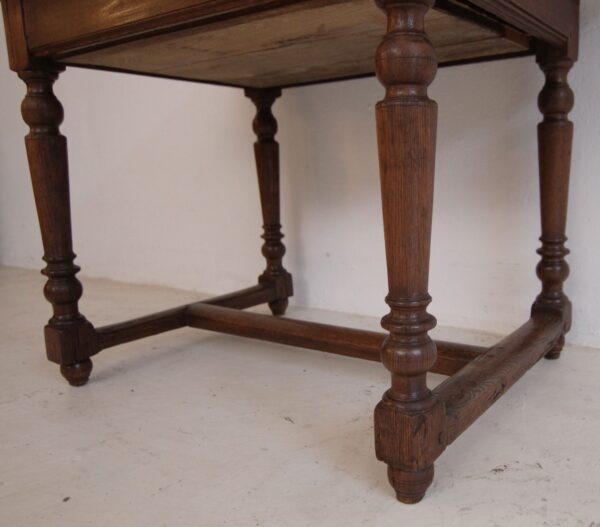 19th Century Rustic Oak Side Table or Serving Table – Bild 12