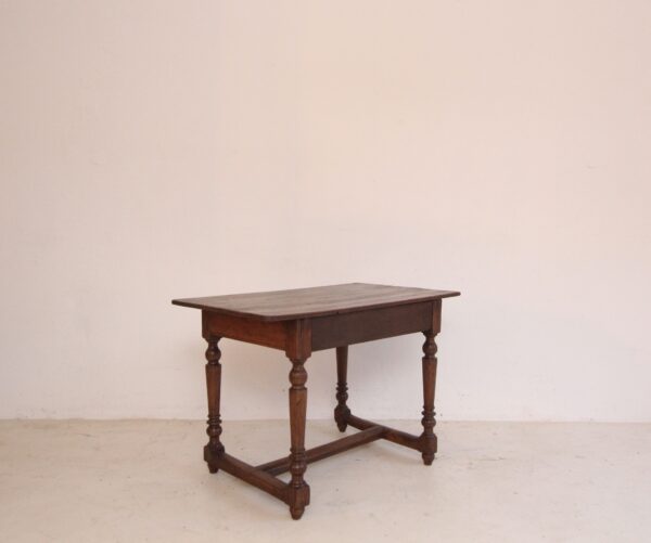 19th Century Rustic Oak Side Table or Serving Table – Bild 17