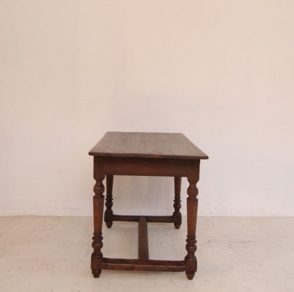 19th Century Rustic Oak Side Table or Serving Table – Bild 21