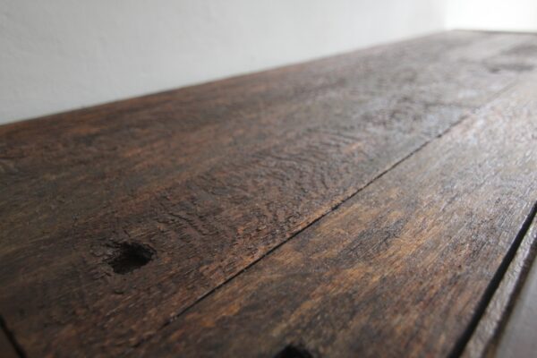 Early 20th Century Cast Iron and Wood Console Work Table – Bild 16