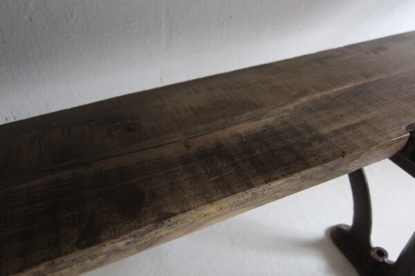 Early 20th Century Cast Iron and Wood Console Work Table – Bild 33