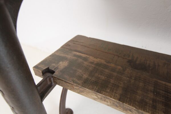 Early 20th Century Cast Iron and Wood Console Work Table – Bild 34