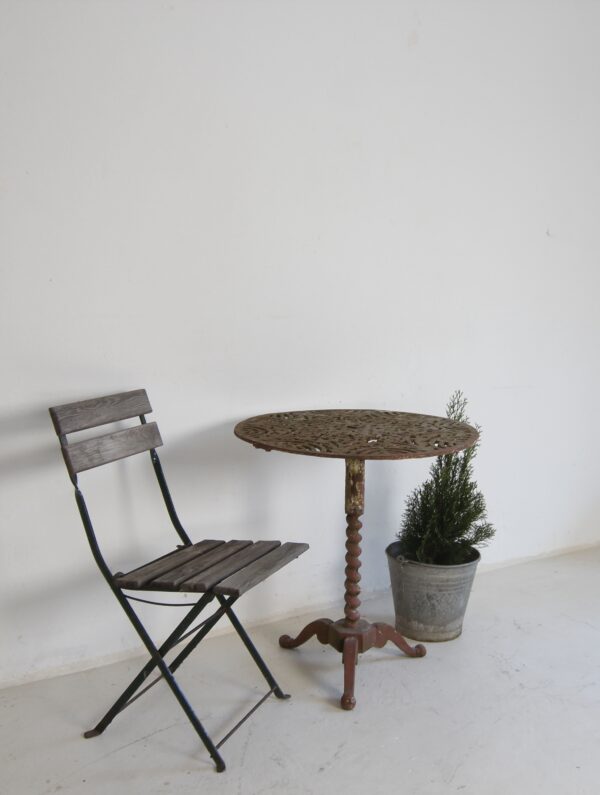 Round Cast Iron Table, around 1900 – Bild 3