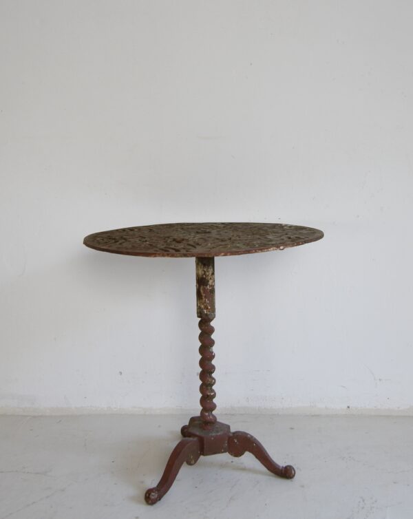 Round Cast Iron Table, around 1900 – Bild 4