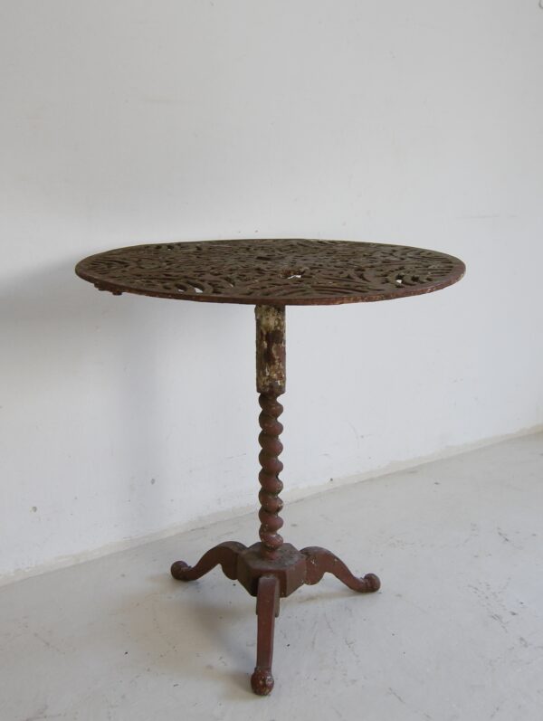Round Cast Iron Table, around 1900 – Bild 5
