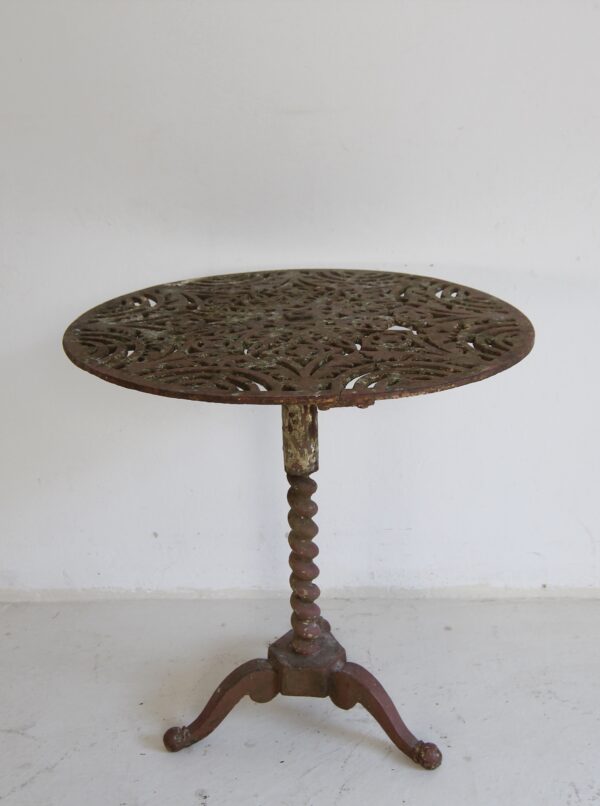 Round Cast Iron Table, around 1900 – Bild 21