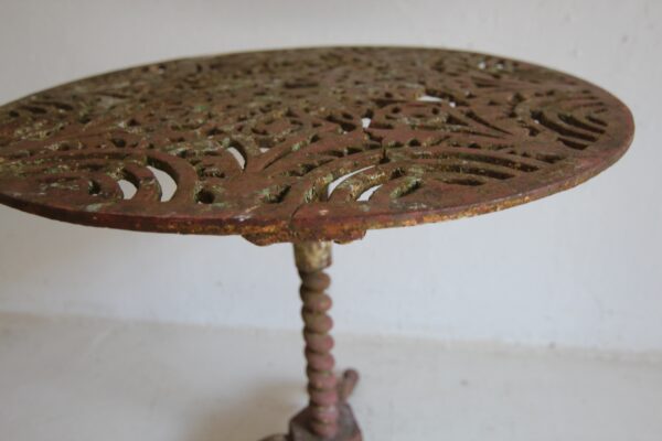 Round Cast Iron Table, around 1900 – Bild 23
